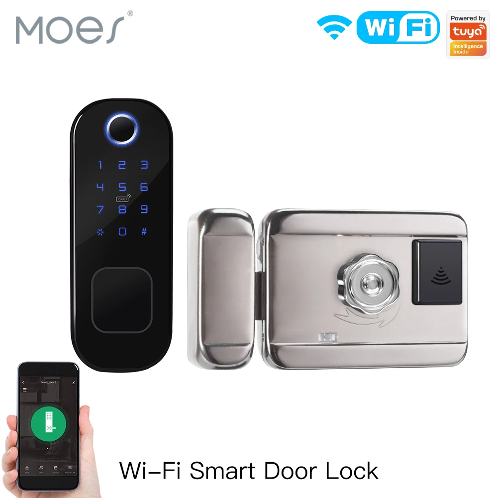 Smart Home Moes - MOES WiFi Tuya Smart Lock Tür