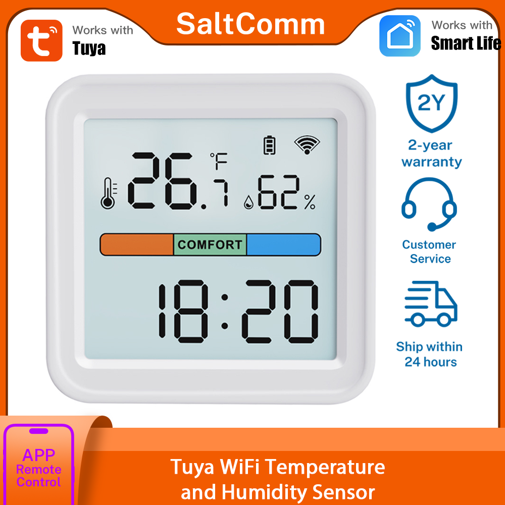Smart Home Life - Tuya Neuer WLAN-Temperatur- und Feuchtigkeitssensor Smart