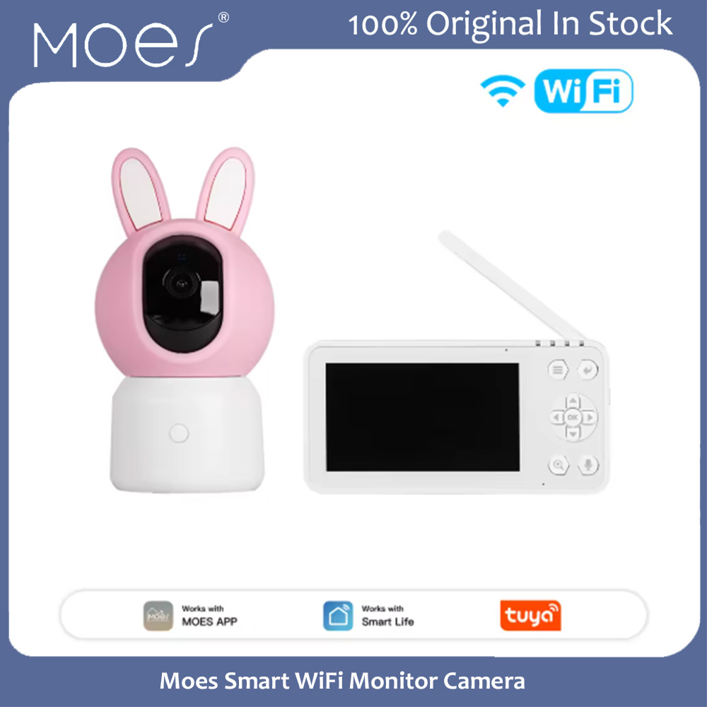 Smart Home Notifications - Moes Tuya Smart WLAN-Überwachungskamera für Baby,