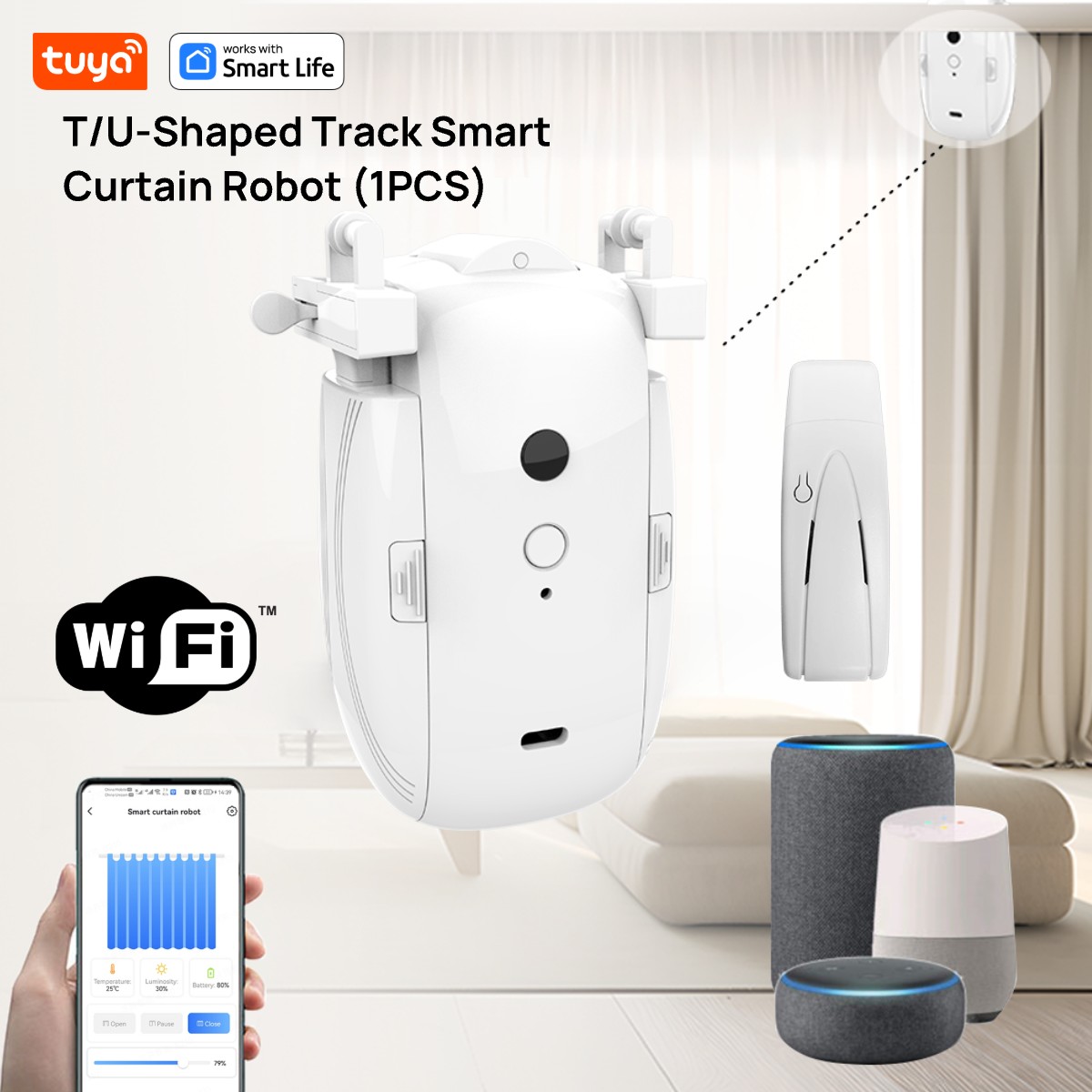 Smart Home Hub Ikea - Tuya Smart Wifi Vorhang Roboter (1