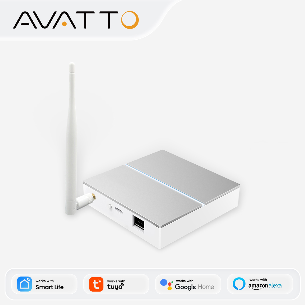 Smart Home Hub Ikea - AVATTO Tuya ZigBee Gateway mit Antenne