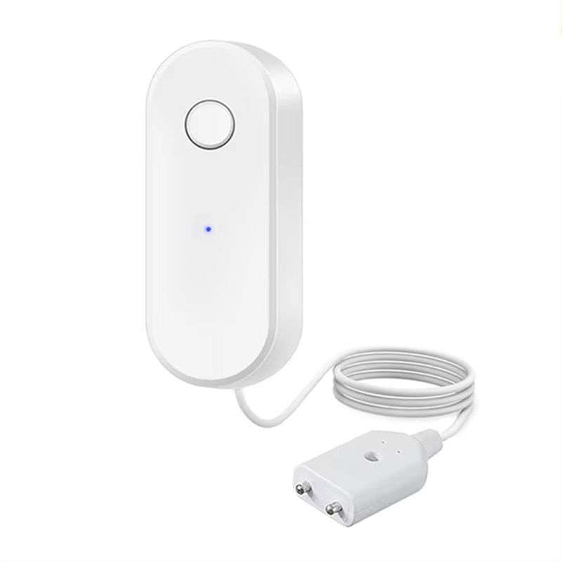 Wifi Water Leak Detector - ABZW WLAN-Wassersensor-Alarm Wasserleck-Detektor Überschwemmungsalarm Überlauf-Sicherheitsalarmsystem Funktioniert