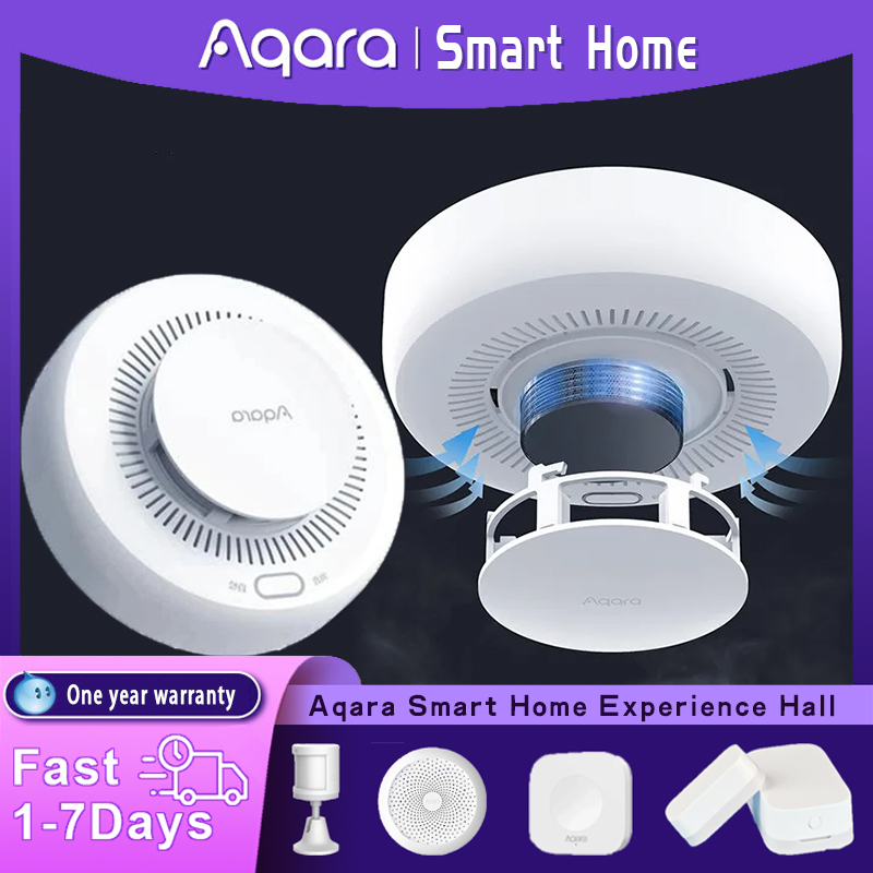Smart Home Hub Apple - Aqara Smart Rauchmelder Sensor Zigbee 3,0
