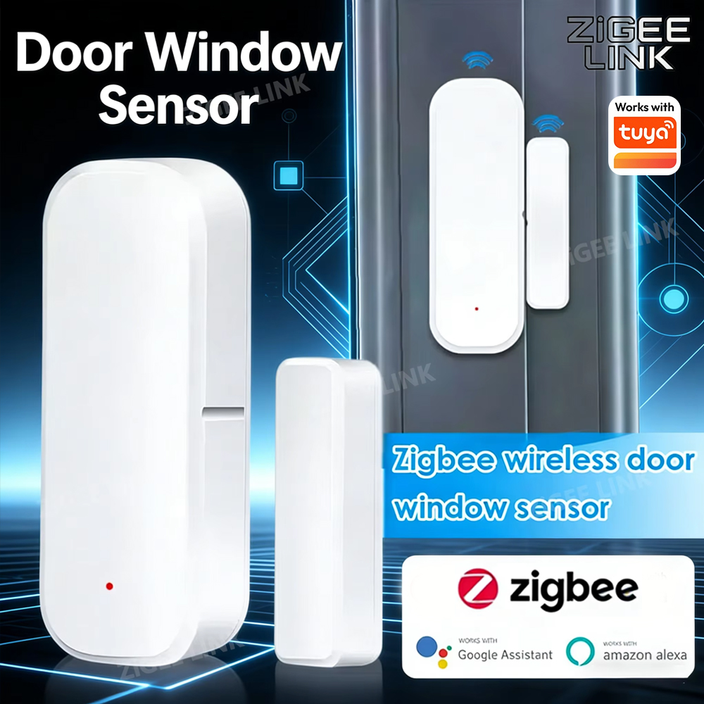 Smart Home Notifications - ZigBee Drahtloser Tür- und Fenstersensor, Smart