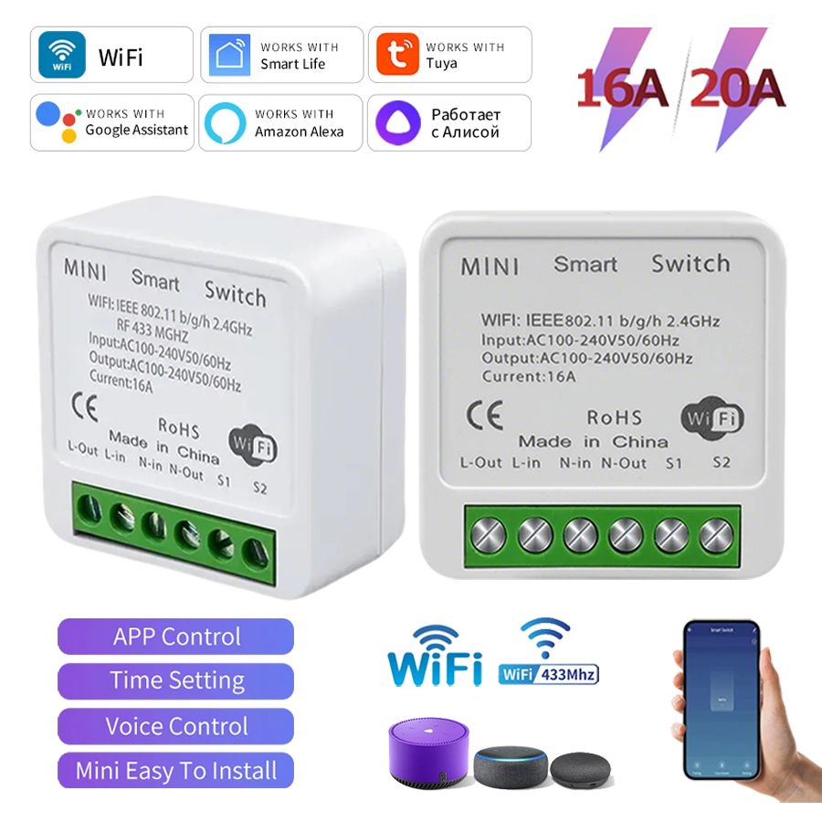 Smart Home Life - Tuya WiFi Smart Switch Modul RF433Mhz
