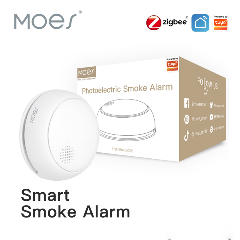Smart Home Kitchen - MOES ZigBee Smart Wireless Rauchmelder Feuer