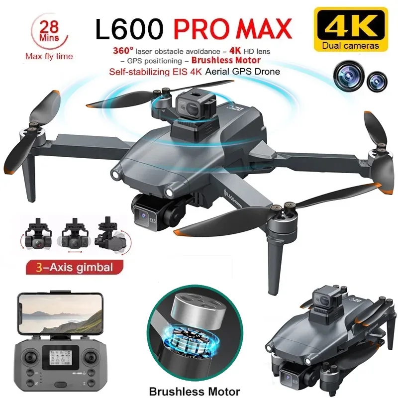 Smart Home Camera - L600 PRO MAX GPS Drone Professionelle