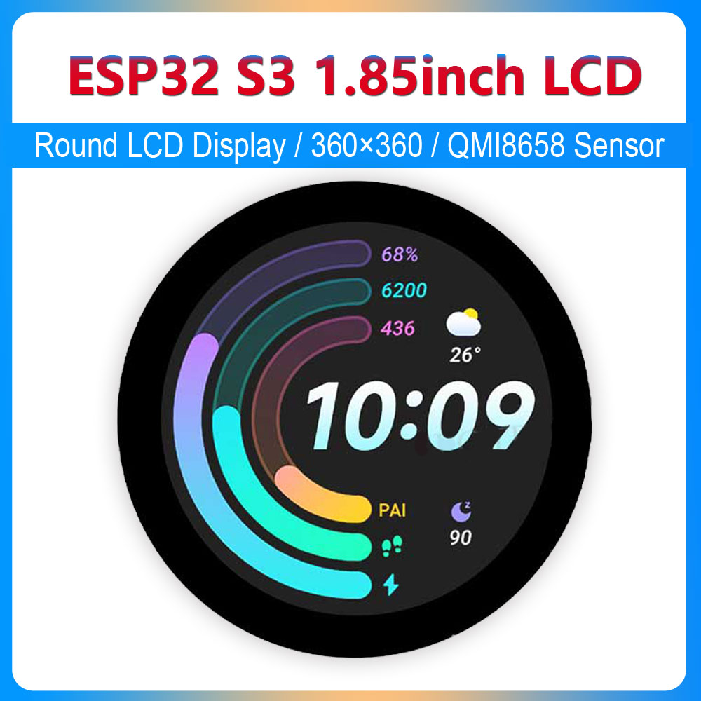 Smart Home Arduino - ESP32 S3 1,85 Zoll rundes LCD-Display