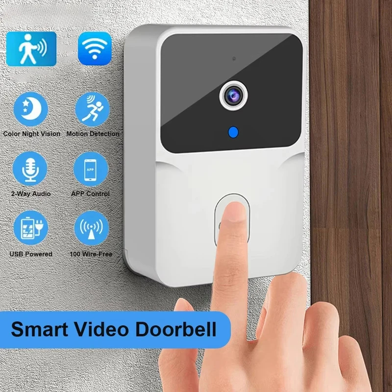 Smart Home Cctv - Smart Home WLAN-Video-Türklingel Drahtloses Telefon Zwei-Wege-Gegensprechsystem