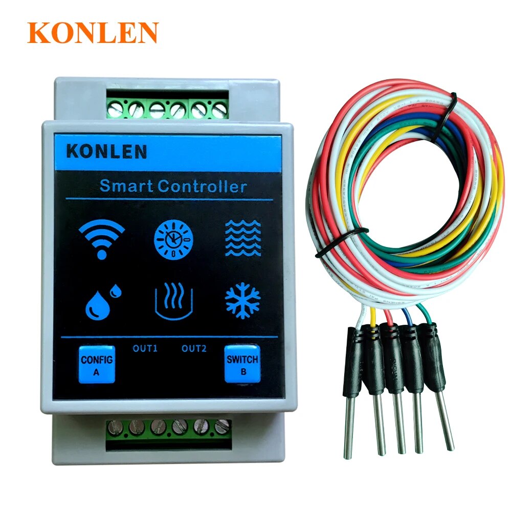 Wifi Water Leak Detector - Konlen Tuya Wasserstands ensor Wifi-Controller Smart