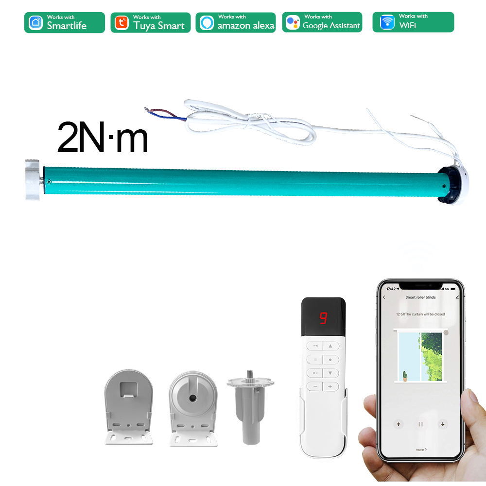 Smart Home Blinds - 2N·m Tuya Wifi Wired Elektrischer Rollo
