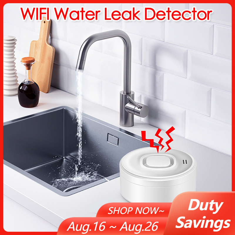 Wifi Water Leak Detector - Smart WIFI Wasser Leck Detektor 100dB