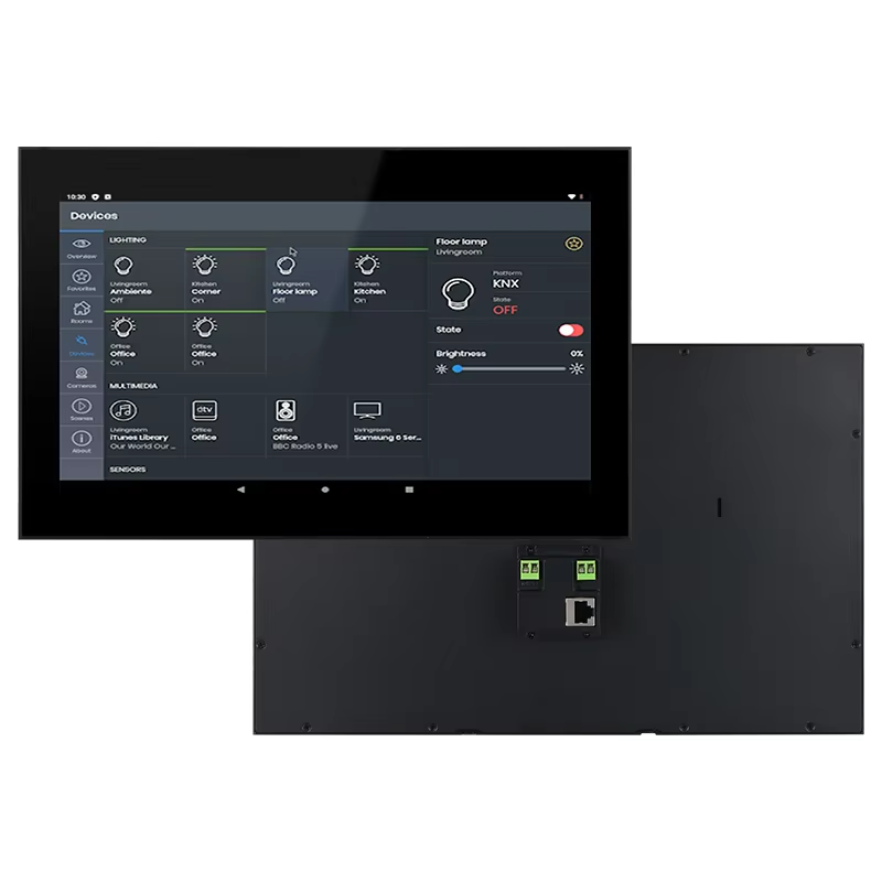 Smart Home Touchscreen Control Panel - Neues 14-Zoll Metallgehäuse Wandmontiertes Smart Home