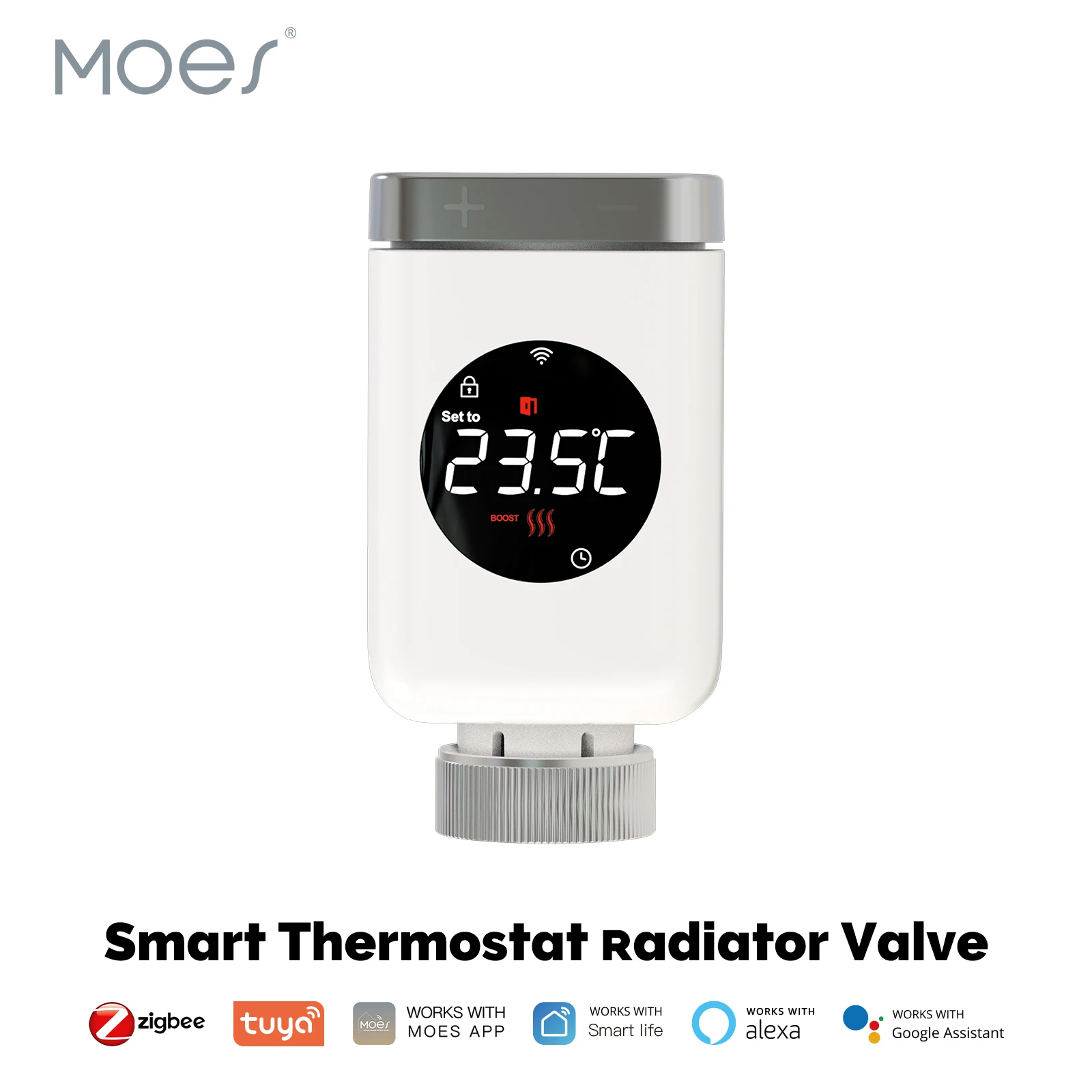 Smart Home Moes - MOES Tuya Smart Zigbee Thermostatventil TRV