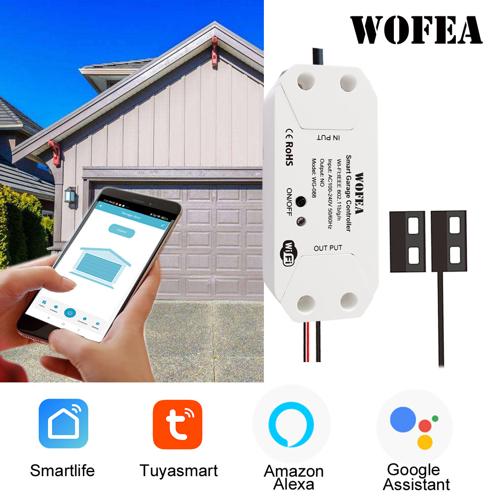 Smart Home Hub Ikea - Wofea Tuya Smart WIFI 2.4G Garagentoröffner-Controller
