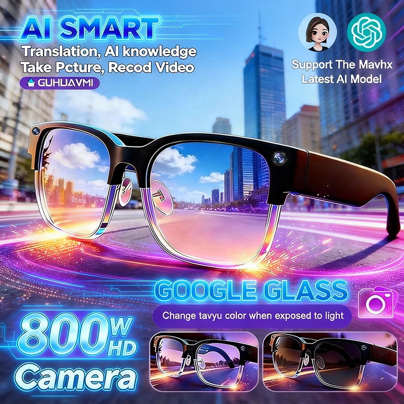 Smart Home Ai - 2026 Neue 800W Pixel-Kamera Smart-Brille für