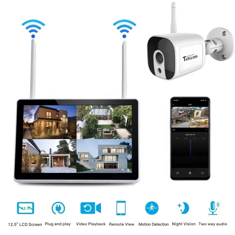 TUYA Smart Wi-Fi 4CH NVR Kit 1 – Smart Home Cctv Bewertung und Preis