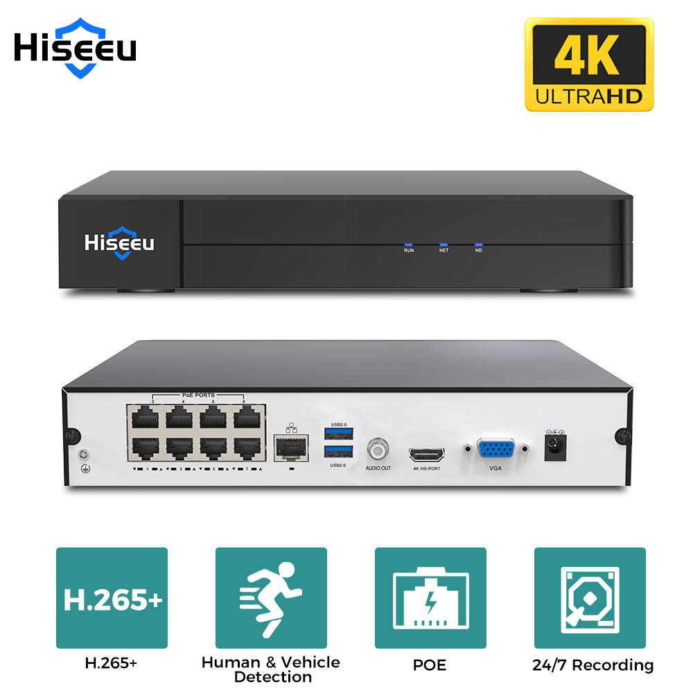 Hiseeu 8CH 4K PoE NVR Netzwerk – Security Ip Camera Bewertung und Preis