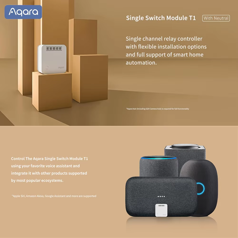 Aqara Einkanal-Steuermodul T1  – Smart Home Hub Apple Bewertung und Preis