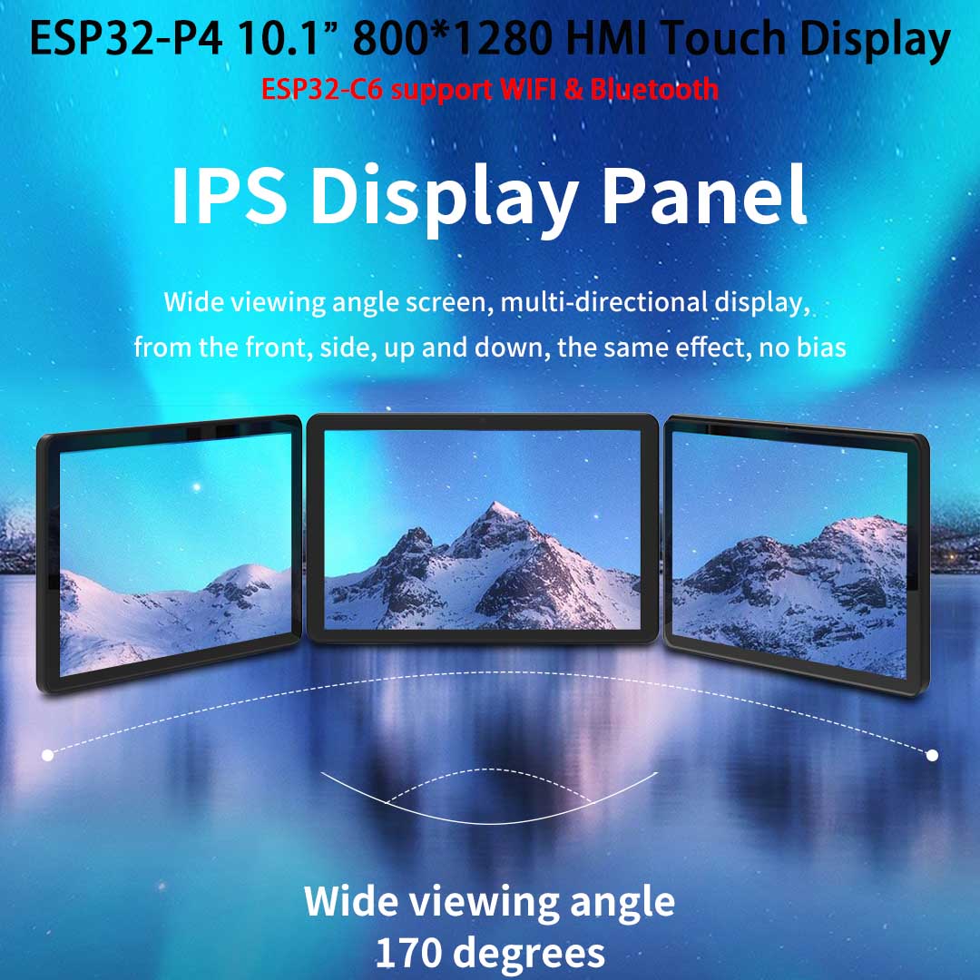 ESP32-P4 10,1 Zoll 800*1280 IP – Smart Home Arduino Bewertung und Preis