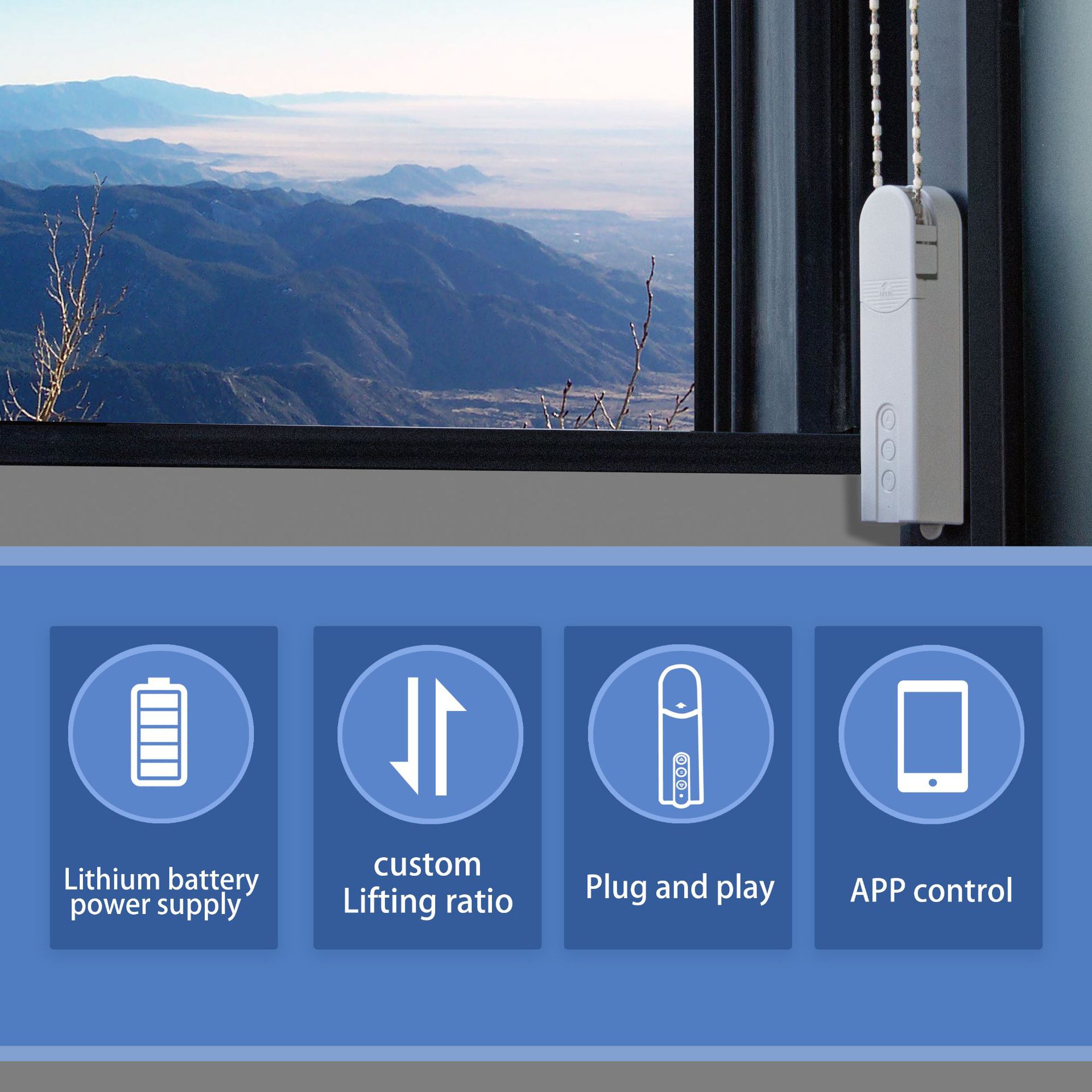 WiFi Electric Blind Roller Mot – Smart Home Blinds Bewertung und Preis