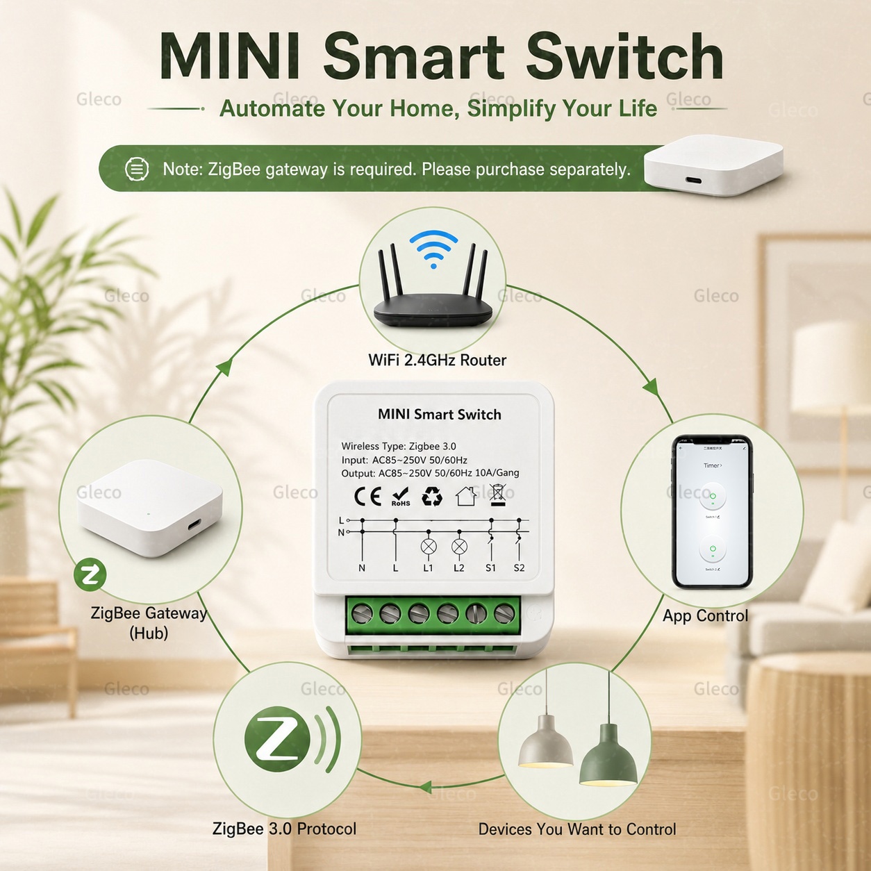 Zigbee Tuya Smart Switch Smart – Smart Home Zigbee Gateway Bewertung und Preis