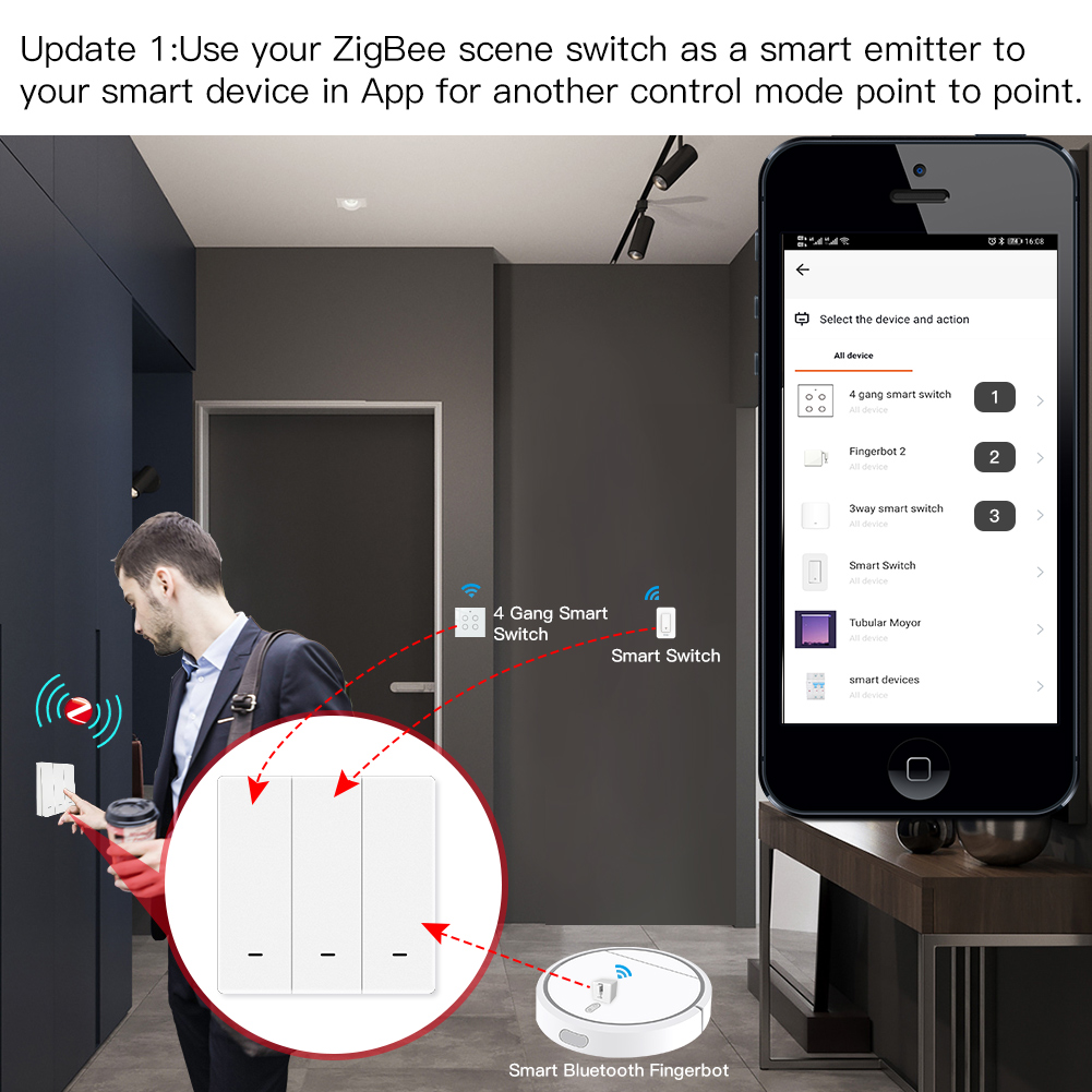 MOES Tuya ZigBee Szenenschalte – Smart Home Moes Bewertung und Preis