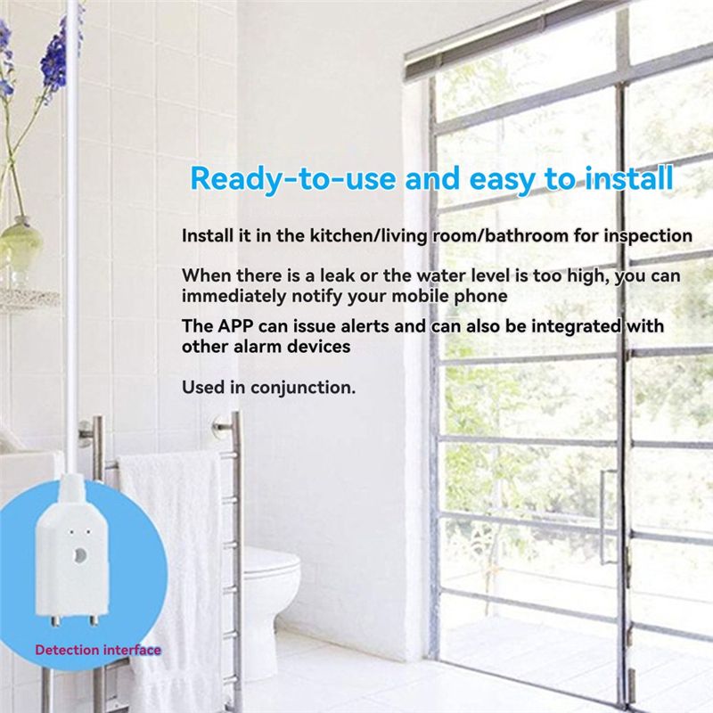[NEU A09R!】 Tuya Wifi Smart Wa – Wifi Water Leak Detector Bewertung und Preis