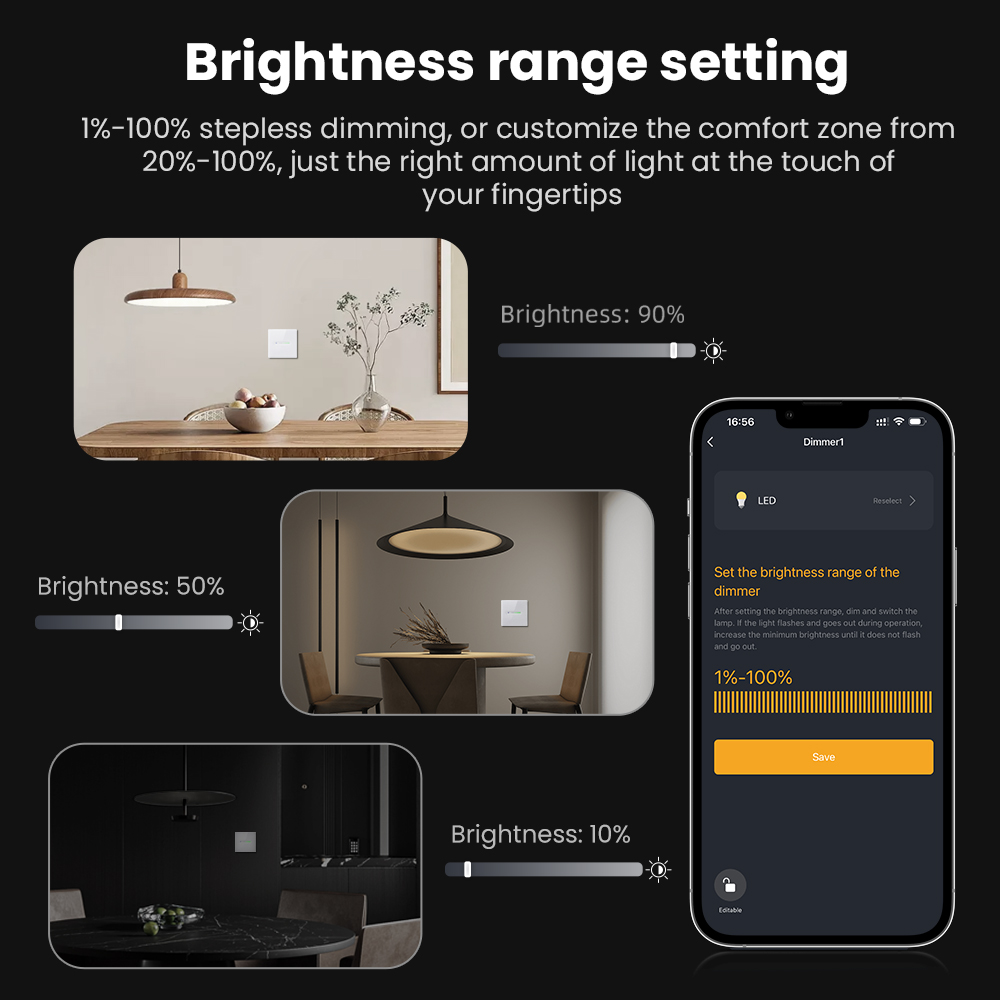 AVATTO WiFi 1/2 Gang Smart Dim – Smart Home Touchscreen Control Panel Bewertung und Preis