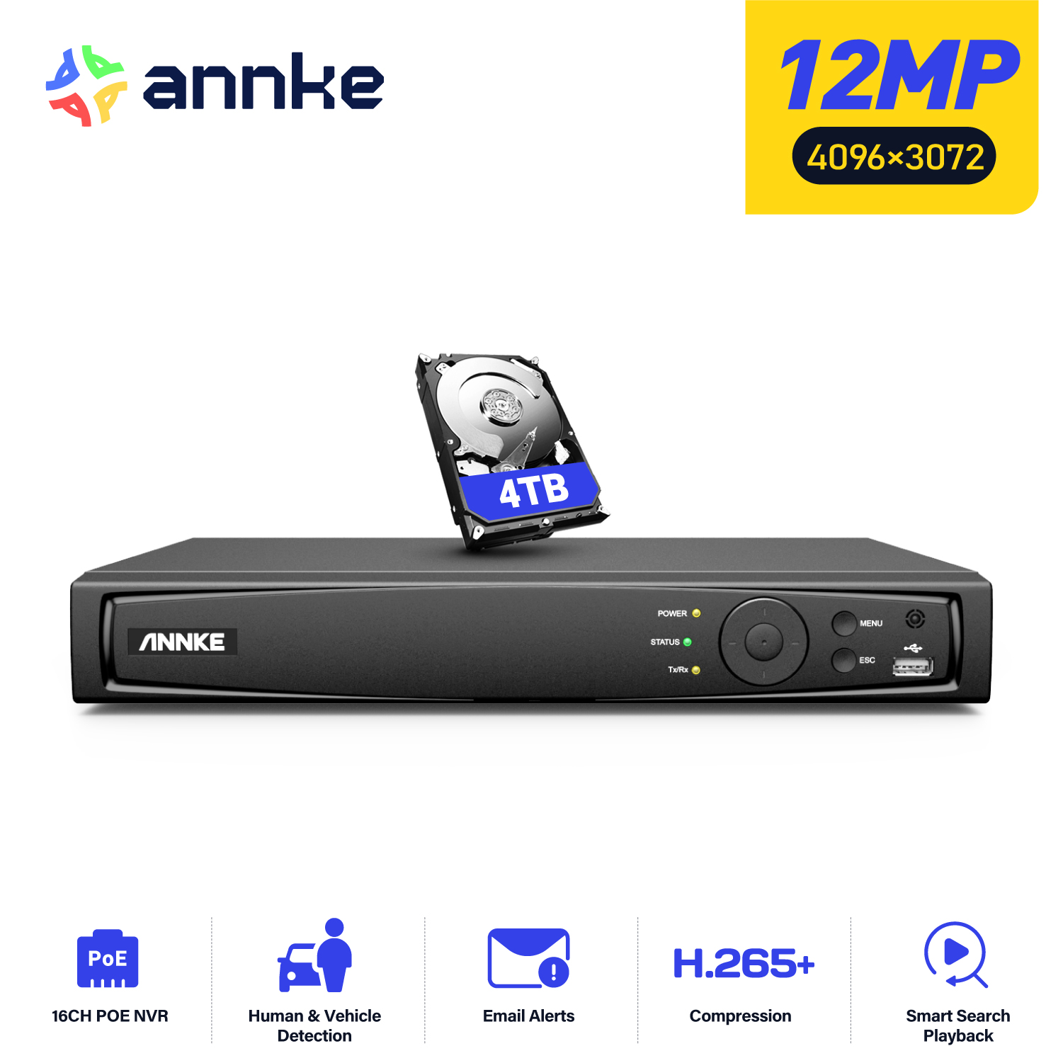 ANNKE 12MP POE NVR Netzwerk-Vi – Security Ip Camera Bewertung und Preis