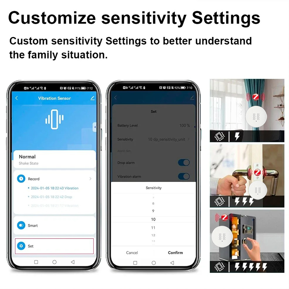 Tuya Zigbee Smart Vibrationsse – Smart Home Notifications Bewertung und Preis