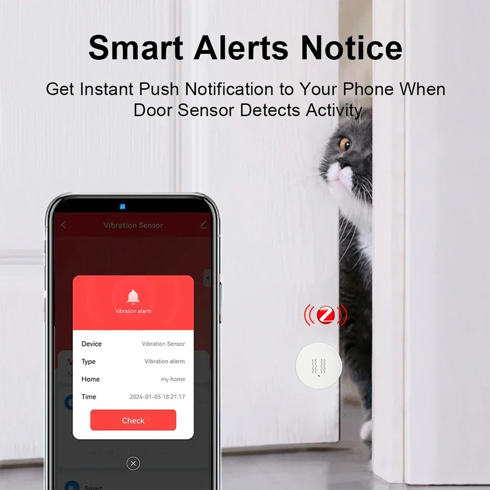 Tuya Zigbee Smart Vibrationsse – Smart Home Notifications Bewertung und Preis