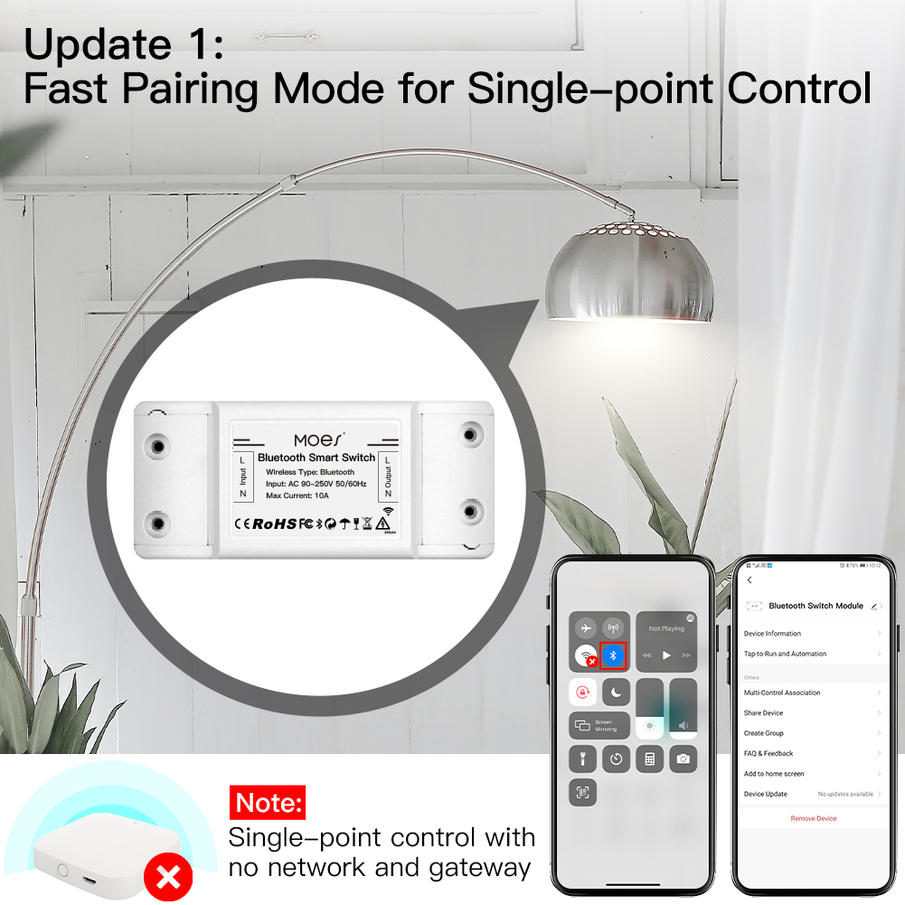 MOES Bluetooth Smart Switch Re – Smart Home Moes Bewertung und Preis