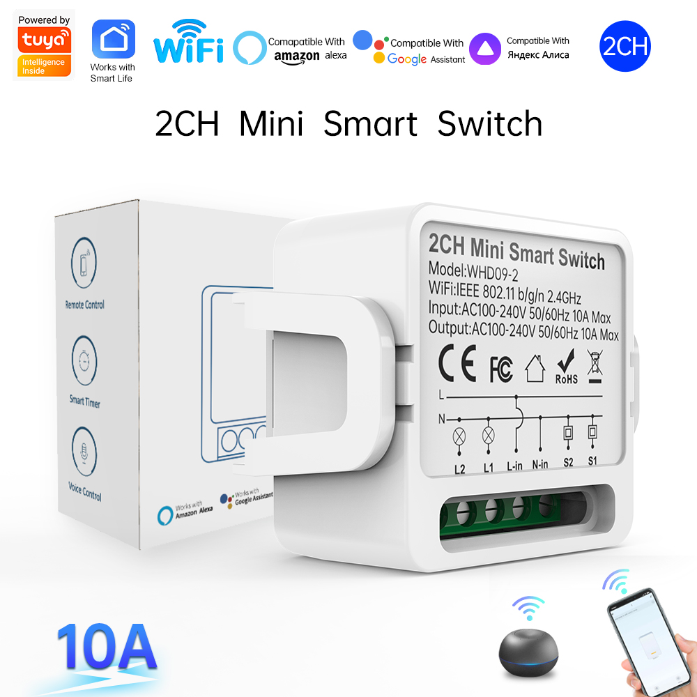 2-Wege Tuya Smart Switch 2-Gan – Smart Home Life Bewertung und Preis