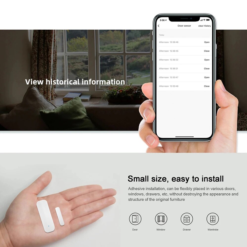 ONENUO Tuya Smart WiFi Türsens – Smart Home Notifications Bewertung und Preis